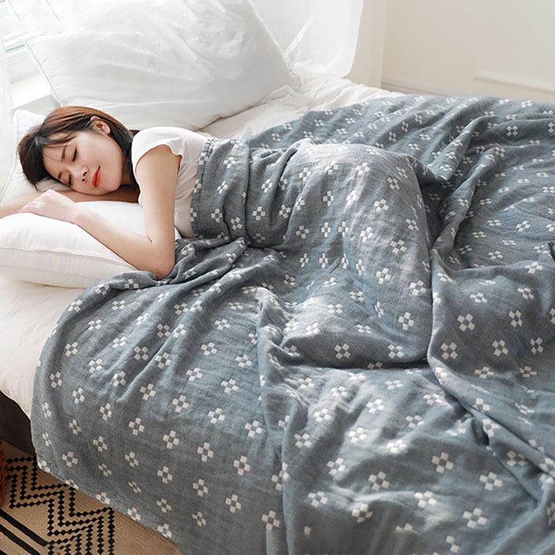 

Thickened Pure Cotton Gauze Blanket for Autumn/Winter - Single/Double Bed 150x200cm
