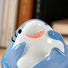 Micro Landscape Ornament Mini Shark Shape Figures Cute Collectibles Resin Fish Tank Landscaping Keychain DIY Accessories