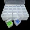 Adjustable Compartments Transparent Plastic Storage Box - Portable Organizer for Beads, Jewelry, Crafts, Small Hardware, Holiday Organizer