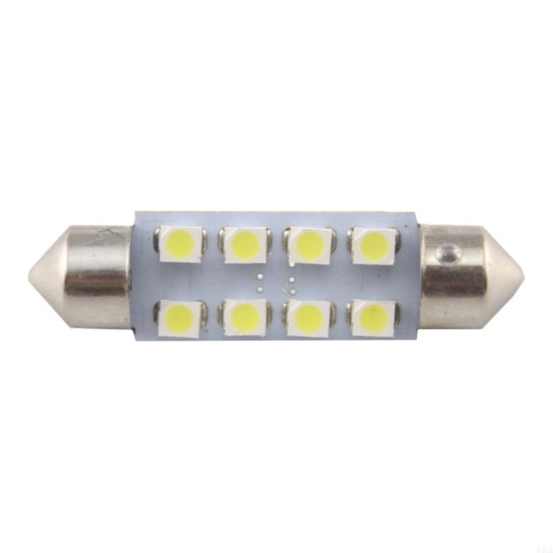 Y4UA Car LED Bulb Decorating Tail Bulb Double Pointed Festoon 31mm 36mm 39mm 41mm No Error Auto Interior Dome Reading Light