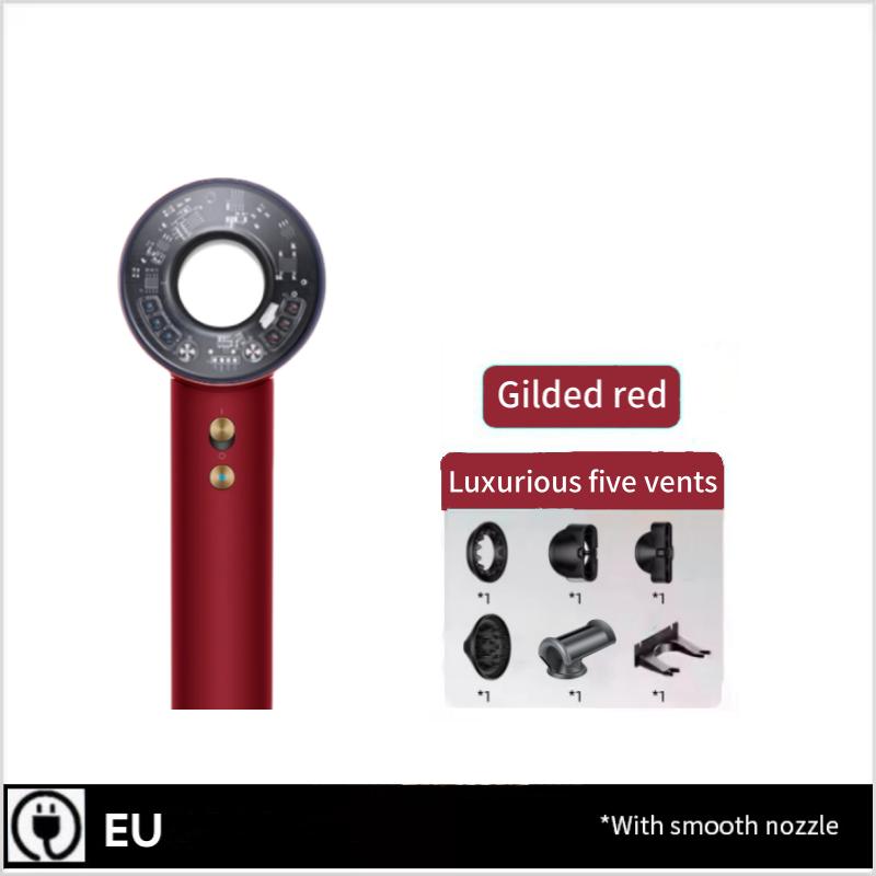 Professional hair dryer with curling nozzle, high-power negative ion styling device, fast-drying styling tool hair dryer