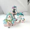 New Hatsune Miku Anime Figure Wonderland Pvc Model Action Toy Thumbelina Ver. Desktop Decoration Dolls Ornaments Collection Gif