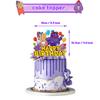 30pcs Grimace Birthday Party Decorations Include Cake Topper Banners Balloons