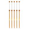 5 Pcs Beads Crochet Hook Set Metal Crochet Needle Handmade Knitting Needle Handmade Crochet Needle for Craft Project