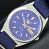 JAPAN VINTAGE REFURBISHED SEIKO 5 AUTOMATIC MENS BLUE COLOR DIAL WATCH A440672-4 Sk-a440672