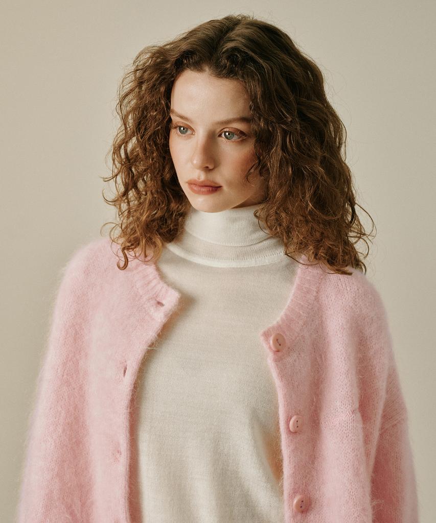 GREENBUTTER Wool Turtleneck Knit (Ivory)