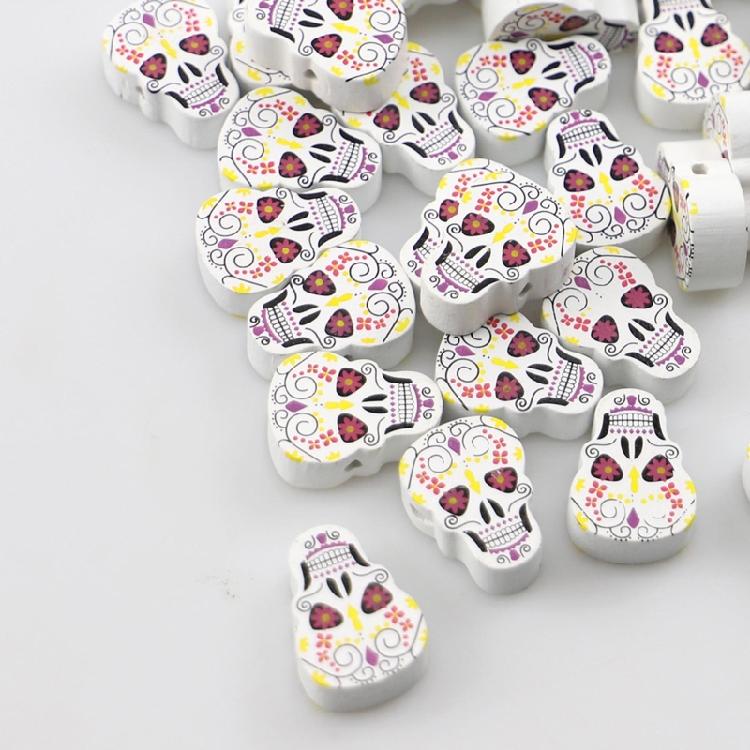 10 Sztuk Drewnianych Koralików do Rękodzieła Ręcznie Robione Okrągłe Koraliki do Tworzenia Biżuterii