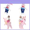 Easter Inflatable Rabbit Costume For Creative Halloween Stage Performance And Funny Cosplay Adult Size