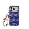 Korean Style Strawberry iPhone 14/15/16/17 Pro Max Blue Phone Case for Women