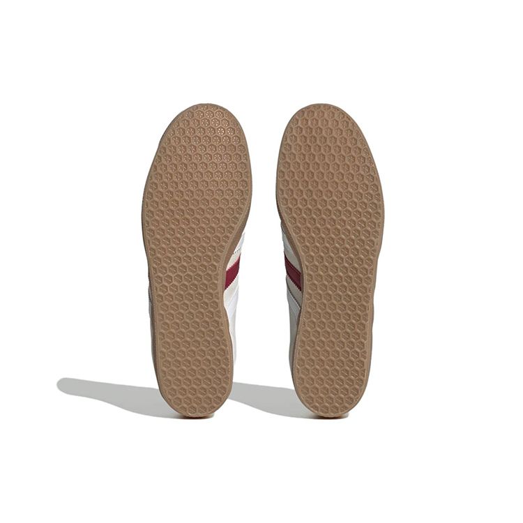 adidas Gazelle Aluminium Burgundy Unisex Sneakers Cream Cloud-White Collegiate-Burgundy IG0672