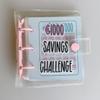 Creative Savings Deposit Bag, Cash Ledger, Mini Savings Binder, Binder Envelope Savings Challenge Book,Mini Budget Hanging Chart