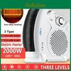 Electric Portable 2000w Fan Heater Personal Space Electric Air Heater Fan Warmer Winter Home Office Desktop Electric Heater