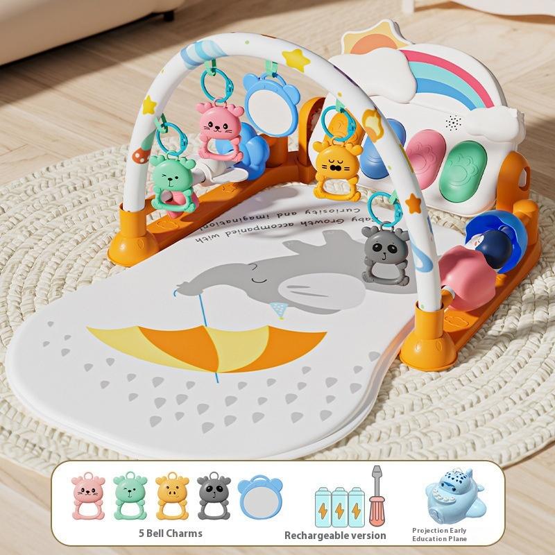 Newborn baby toys 0-1 years old fitness rack early education baby 3-6 months gift mother and baby