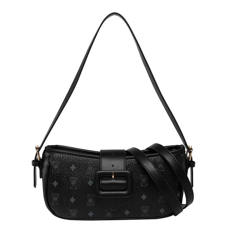 High-end printed women's bags, new trendy niche fashion armpit bags, high-end versatile shoulder messenger bags