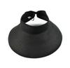 2025 Women Sun Visors June Wide Brim Foldable Packable Roll Up Ponytail Beach Hat Straw Visor Sun Hats