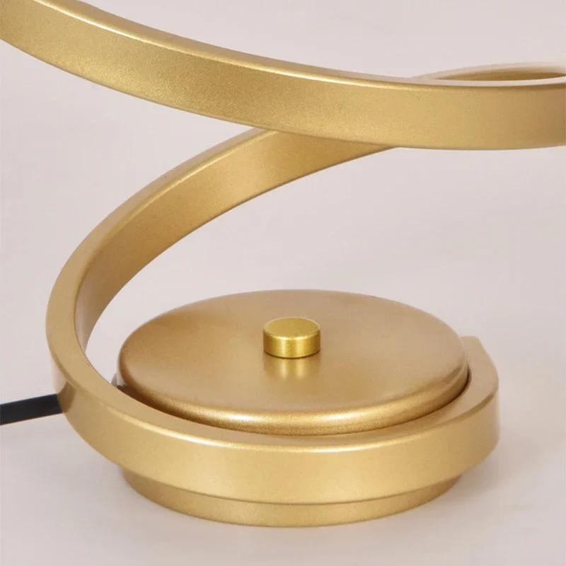 Nordic Retro Table Lamp, Glass Shade LED Desk Light for Bedroom Living Room, Dimmable Bedside Decor