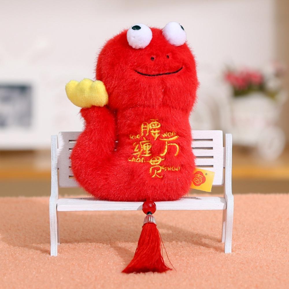 Big Eyes Snake Year Plush Toy Chinese Style Snake Plush Small Pendant  New Year Gifts