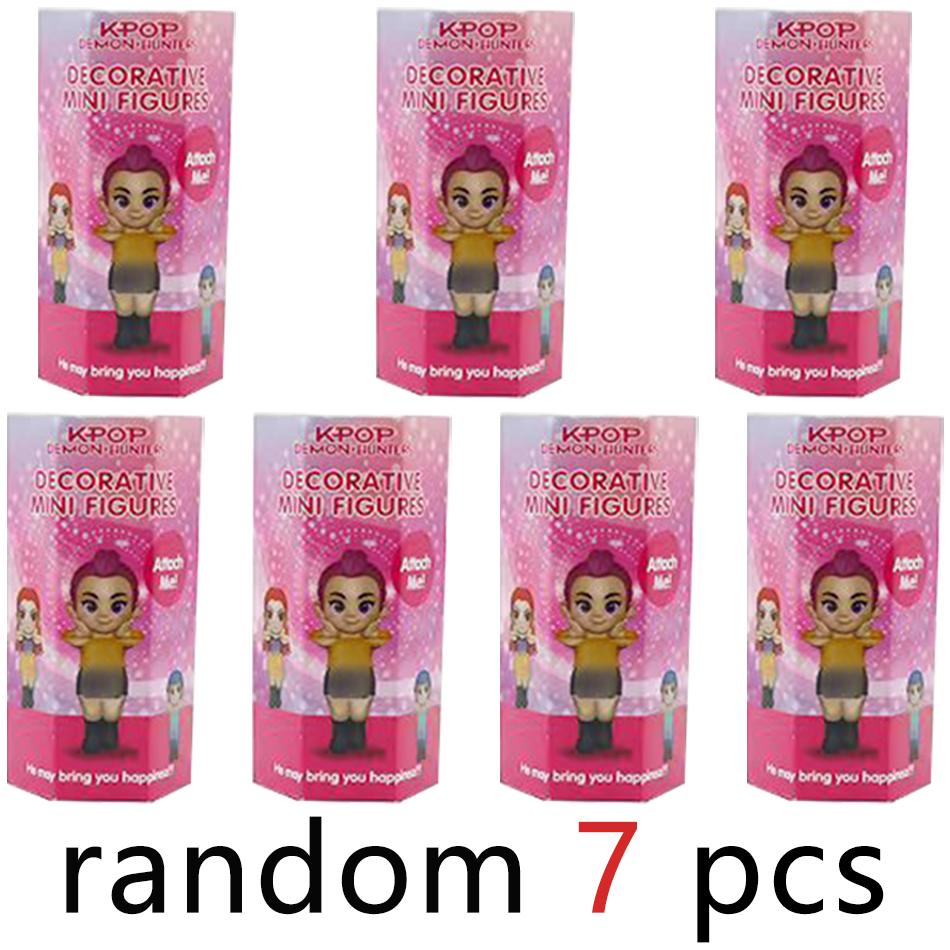 New Kpop Demon Hunters Sonn Angel Series Box Rumi Zoey Mira Rumi Figure Monster Hunt Girl Group Toy Phone Decoration Fans Gift