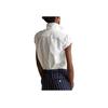 Polo Ralph Lauren Oxford Cloth Solid Color Shirt Women shirts White WMPOSHTNN820-034