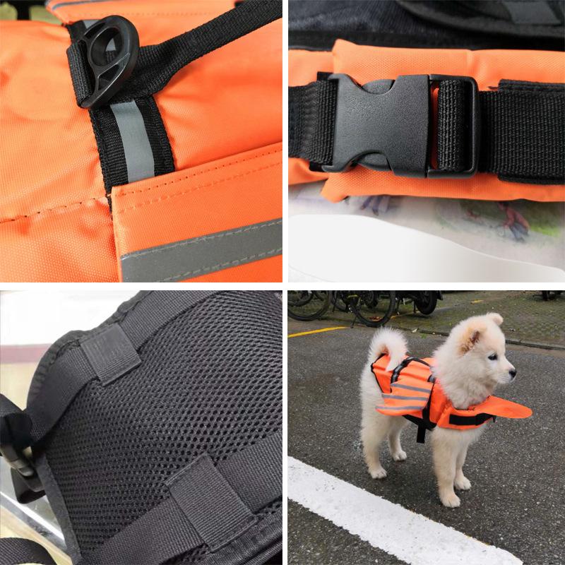 Chaleco Salvavidas para Perro con Alas de Ángel Reflectantes - Chaleco de Natación para Mascotas de Verano