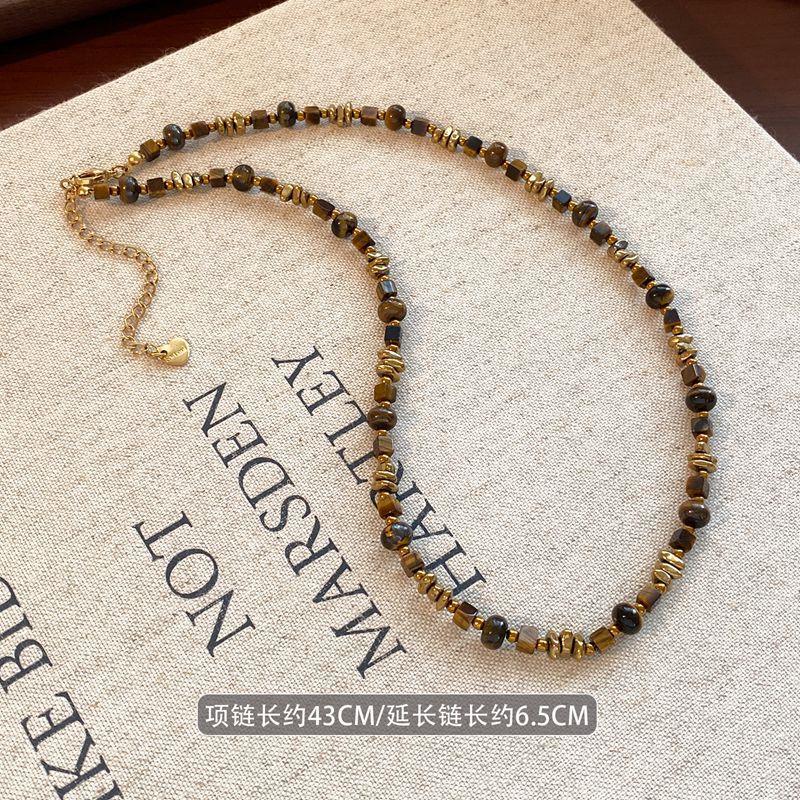 Women s Light Luxury Layered Cold Style Necklace gold fragments