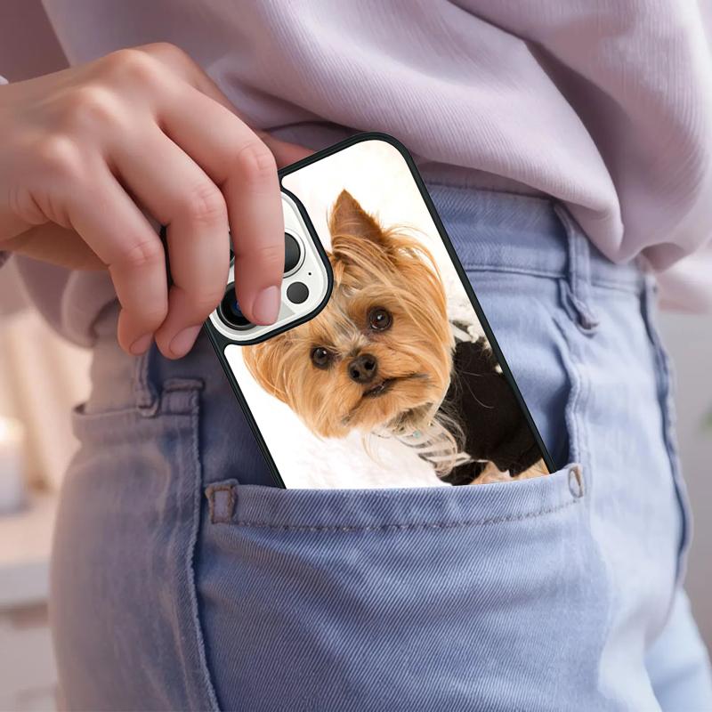 Yorkie Yorkshire Terrier Phone Case For iPhone 17 Air 15 16e 14 13 Pro Max Coque 12 11 Pro Max PLUS cover