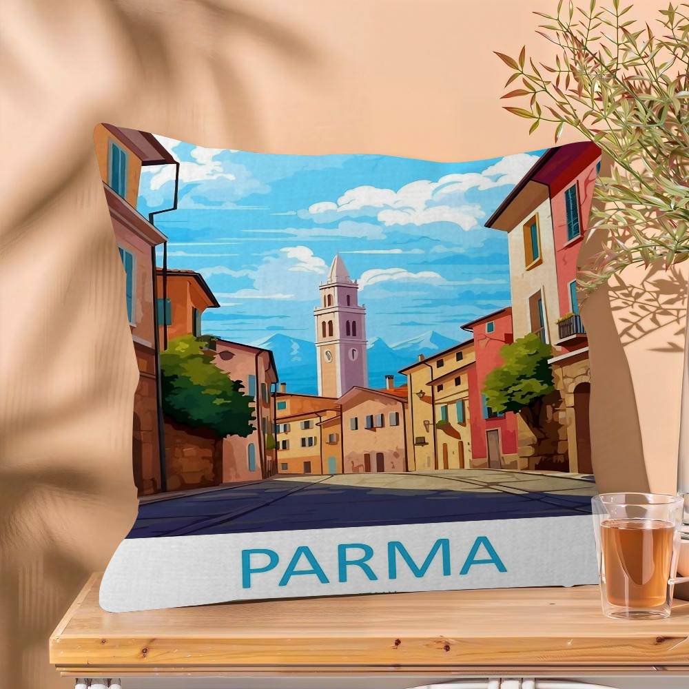 Florence Italy Europe TraveI City Landscape Pillow Cover Sofa Cushion Cover Home Room Decoration Children Gift