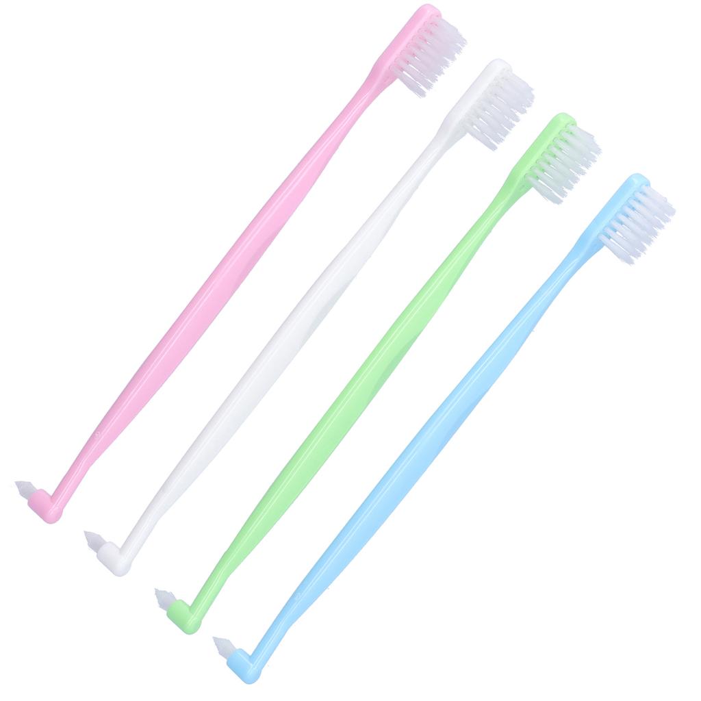4PCS Orthodontic Toothbrush DoubleEnded Interspace Toothbrush for Braces Teeth Cleaning