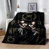 Babymetal combination warm printed blanket, office lounge sofa blanket, flannel household blanket multifunctional blanket