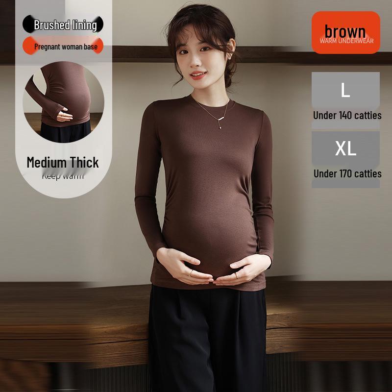 Umstands-Basisshirt – Herbst/Winter Modal-T-Shirt