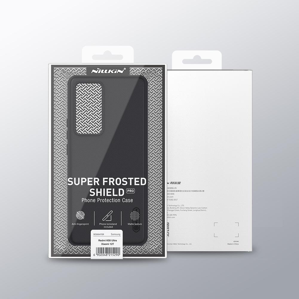 Para Xiaomi MI 12T Pro Case Nillkin Frosted Shield Pro PC Capa Traseira Rígida para MI 13T Capa