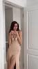 2026 Fall Winter Women Long Sweater Dress Elegant Slit Bodycon Sleeveless Tank Dress Versatile Knit Midi Dress