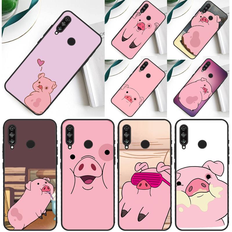 Cartoon Pig For Huawei Nova 7i 8i 11i 12i 12s 9 10 SE Y91 Y90 Y60 Y70 Y72 Y61 P30 P40 Lite P60 Pro Case
