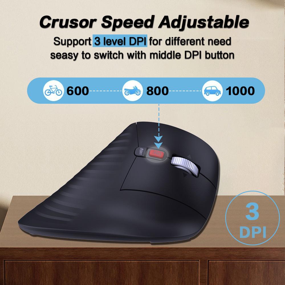 JOMAA Ergonomic Bluetooth Trackball Mouse for PS & CAD Drawing