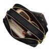 Coach Carey 19 Removable Handle Shoulder Bag Double Zipper Closure External Magnetic Pocket Leather Mini Unisex shoulder bag Black CEA02-IMBLK