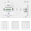 Doodle Smart Wifi Switch Panel Alexa Voice Mobile Phone Remote Wireless Control Button Switch European Standard