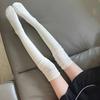 Fashion Women Knee Socks Splicing Soft Stockings Autumn Winter High Tube Thermal Socks Korean Preppy Style Casual Socks