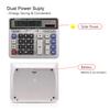 Large Computer Electronic Calculator Counter Solar & Battery Power 12 Digit Display Multi-functional Big Button  for Office