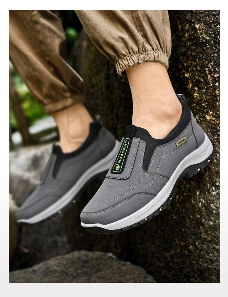 Herren Übergröße Rutschfeste Lässige Slipper-Sneaker - Leicht, Abriebfest, Weiche Sohle zum Gehen im Freien.