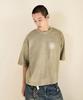MINIMALPROJECT Whale Pigment Crop Short Sleeve T-Shirt Mst166C / 3 Colors