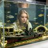 Aquarium Decor Artificial Decorative Resin Sunken Ship Saltwater Tank Ornaments For Home Apartment Office Study Living Room