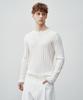 Jeilium Harriet Cotton Henley Neck Knit Ivory