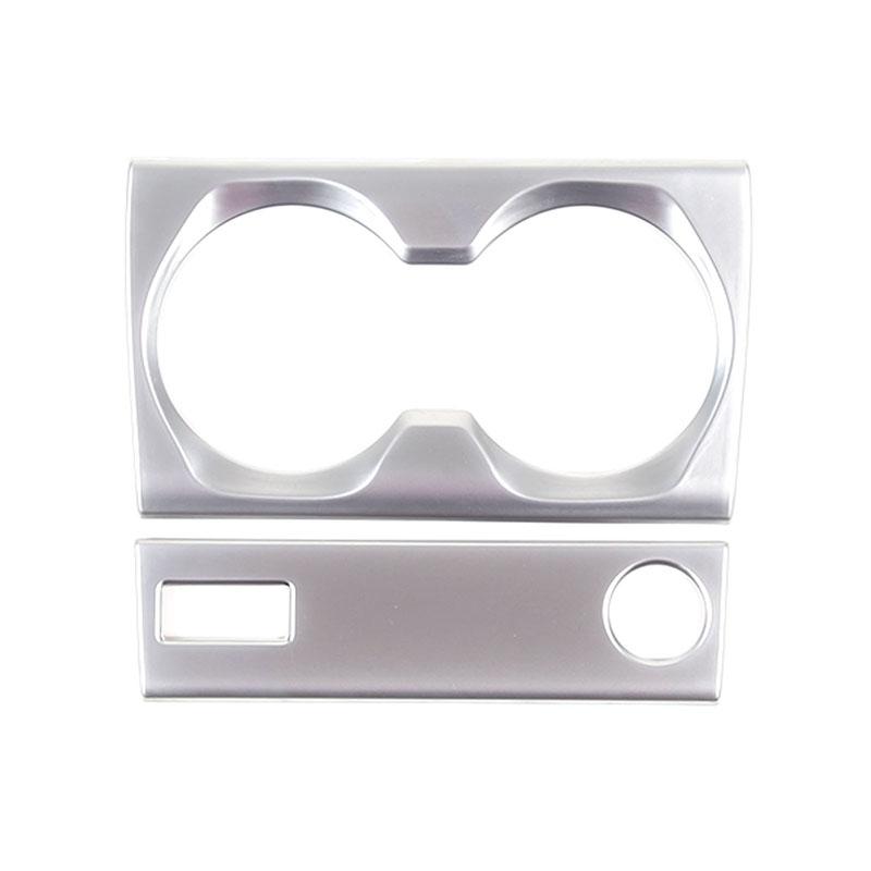 

ABS Carbon Fiber/Black For BMW X1 U11 2026+ Car Center Control Water Cup Holder Scratch Resistant Panel Sticker Car Accessories серебряный