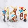 6 Bucăți/Set Desene Animate Aventurile lui Tintin Figurine de Acțiune Păpușă Benzi Desenate Tintin Milou Dupont Copii Farmec Jucării Hobby Cadouri Pentru Copii