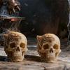 Totenkopf-Form Silikonformen für handgefertigte Kerzenseife Einfache Entformung Vielseitige Silikonform für Harzguss