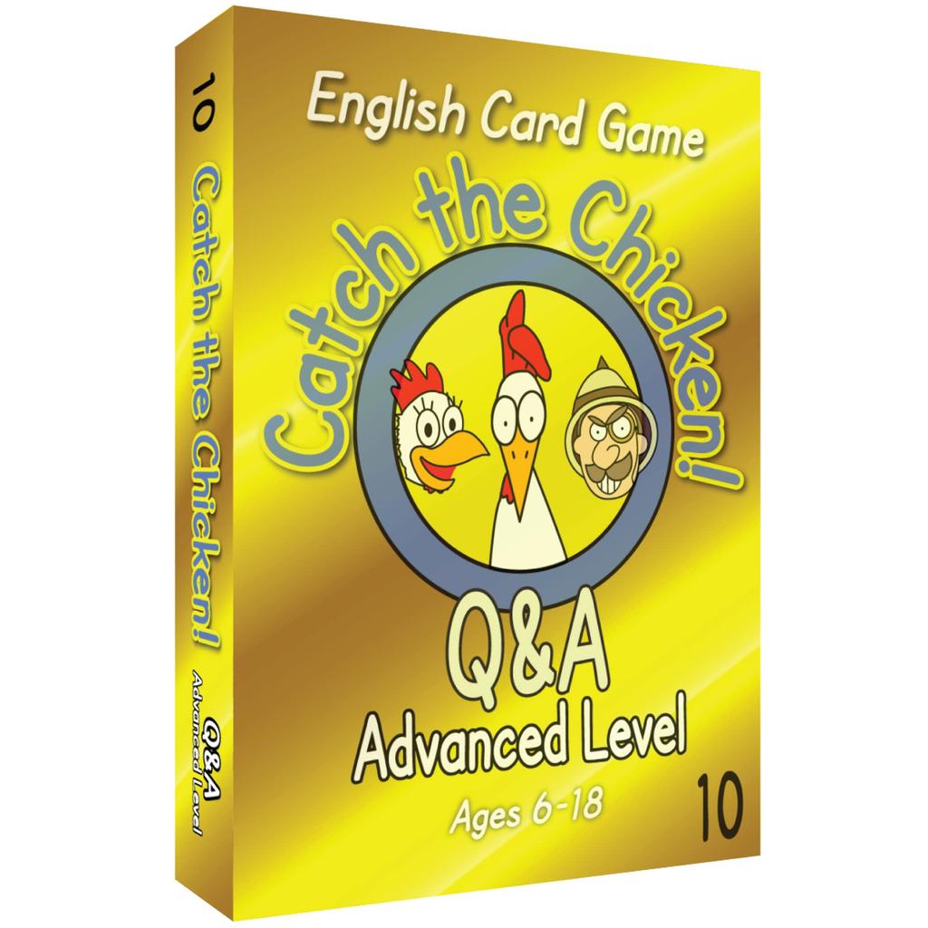 GOLD Advanced Level Catch The Chicken English Card Game Q&A