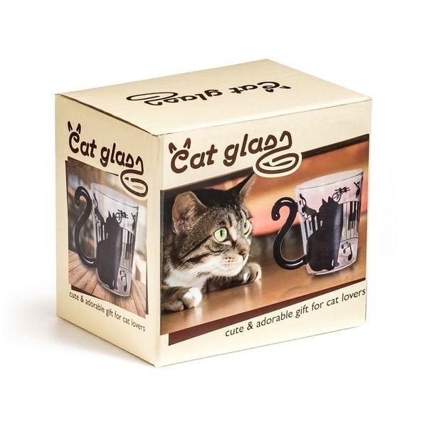 Mug muzica silueta pisica cu coada ance cupa originala