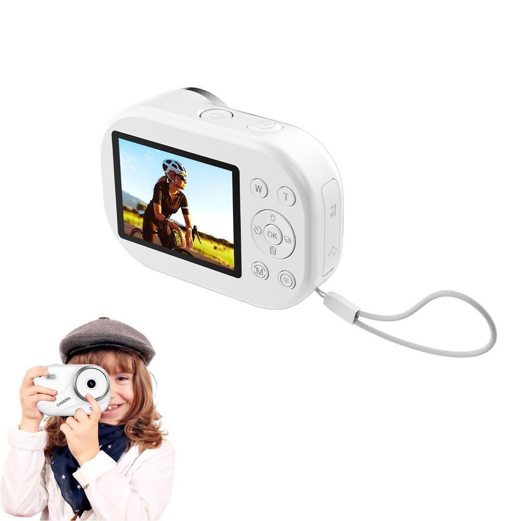 4K Digital Camera 16X Zoom 48MP with Flashlight 32GB Card for Teens Boys Girls Travel Size