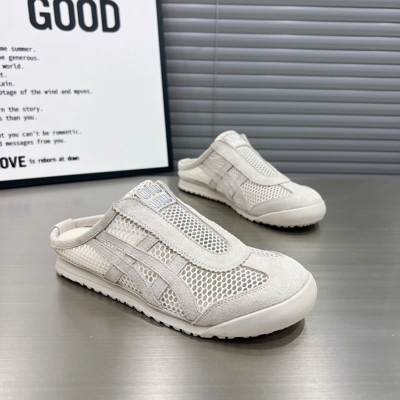 Dopamine Baotou Half Drag 2025 Autumn New Mesh Breathable Shoes Women Wear Lazy People with One Pedal Muller Cool Slippers
