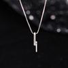 Flash Diamond Long Geometric Line Necklace Simple Small Fresh Everything with Strip Line Female Collarbone Chain Chic Choker Tide